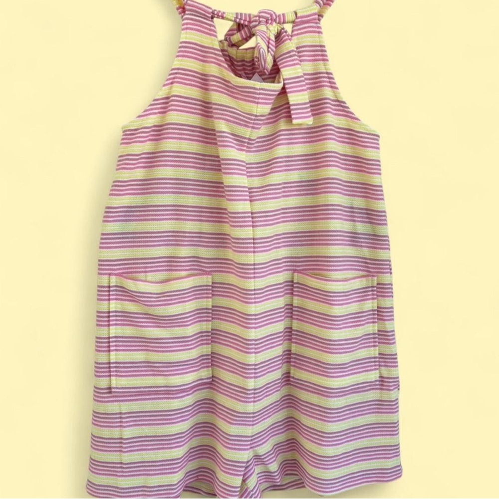 Pink Lily Striped Knit Top in Pink, Yellow & Cream